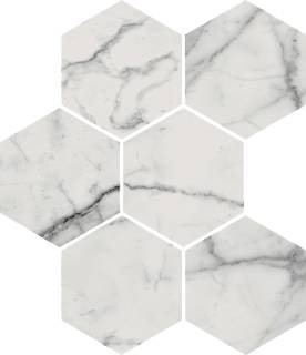 Шарм Эво Статуарио Мозаика Гексагон